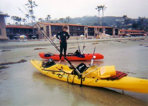 John and Kayaks at LaJolla (Time Away)